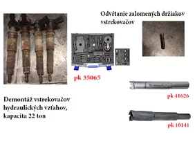 Demontáž vstrekovačov Bánovce nad Bebravou